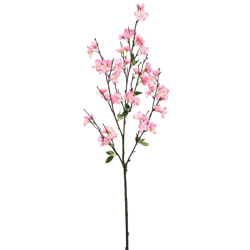 Vickerman 40'' Artificial Pink Cherry Blossom Spray 3 per Pack.