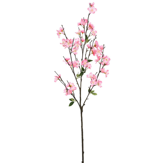 Vickerman 40'' Artificial Pink Cherry Blossom Spray 3 per Pack.