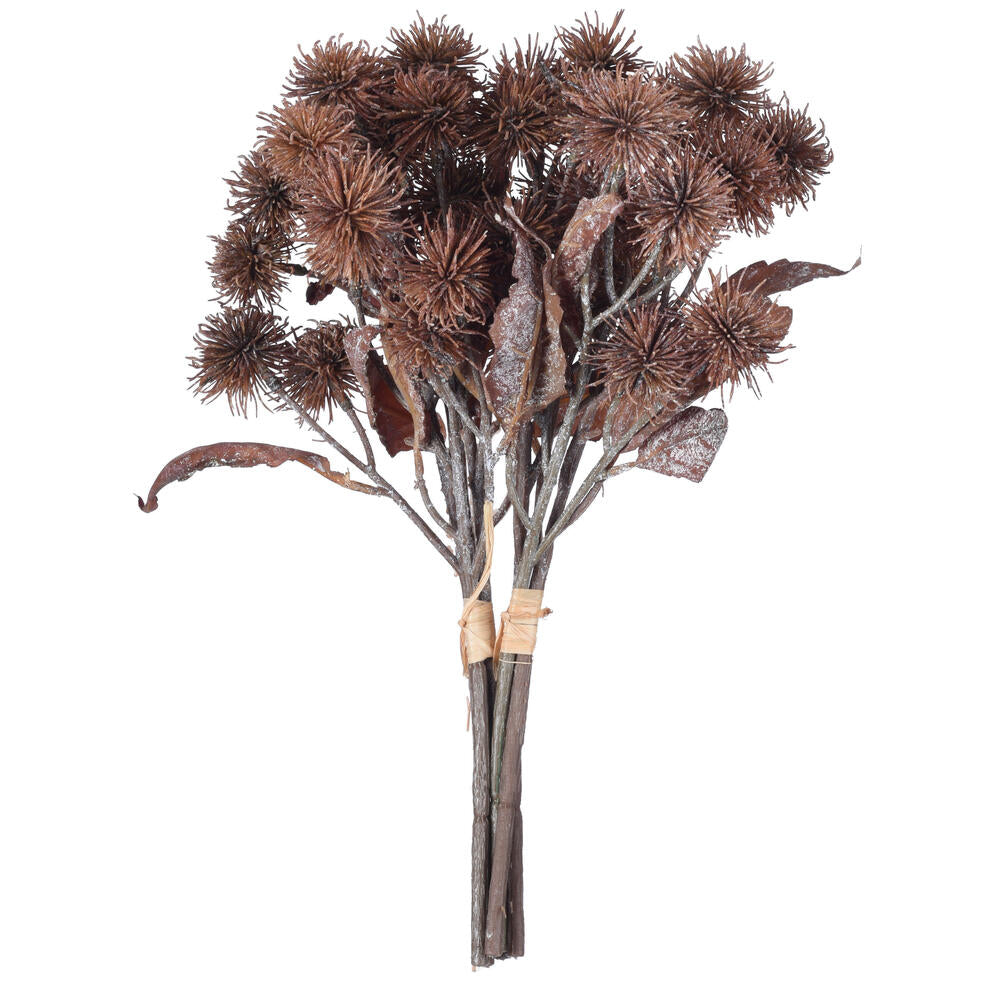 Vickerman 15" Burgundy Artificial Earth Flower 2 per bag.
