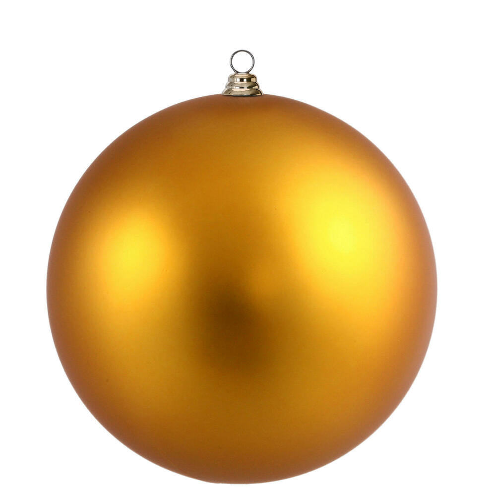 Vickerman 15.75" Antique Gold Matte Ball Ornament