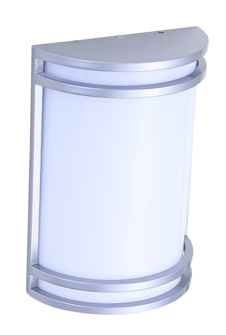 ASD Lighting LED Outdoor Wall Sconce 18" 20W 120-277V CCT Selectable 3000/4000/5000K Dimmable Brushed Nickel ETL