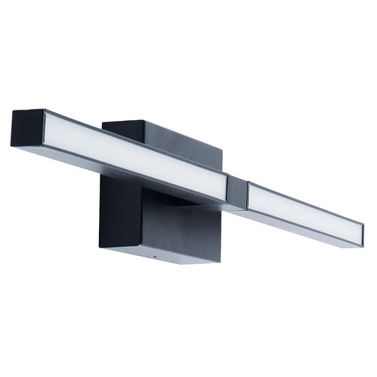 Westgate Rotatable Slim Vanity 24In 20W 5Cct 1400 Lumens C90 Dim, Black, Commercial Indoor Lighting, 20W, 1400 Lumens, 27K/30K/35K/40K/50K, Matt Black Finish, TRIAC Dimming