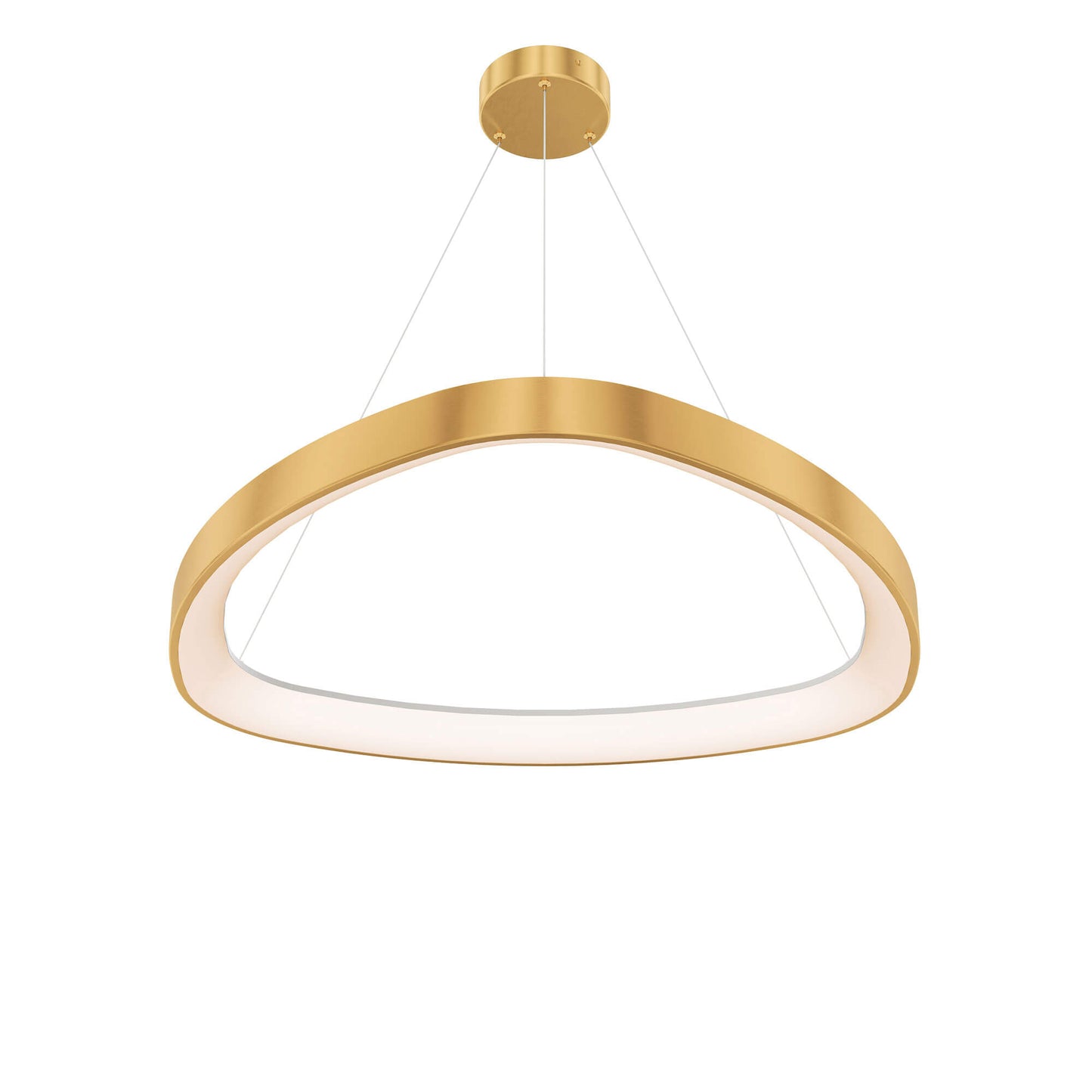 DALS Lighting Pyra 34 Inch 5CCT LED Triangle Pendant