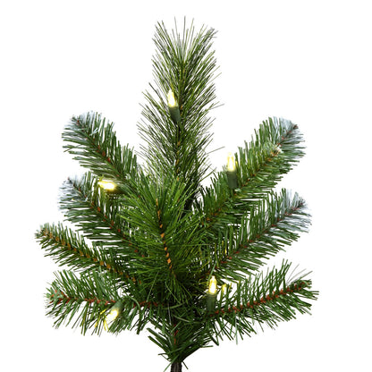 Vickerman 9' x 66" New Haven Spruce Artificial Christmas Tree Warm White Dura-lit LED Lights