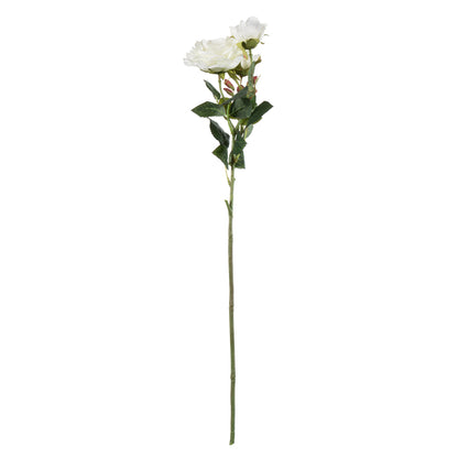 Vickerman 27" Artificial White Rose Stem Set of 3