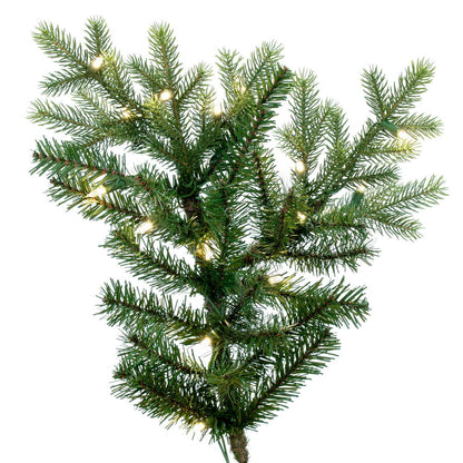 Vickerman 7.5' x 58" Welch Fraser Fir Artificial Christmas Tree with Warm White Dura-lit LED Lights