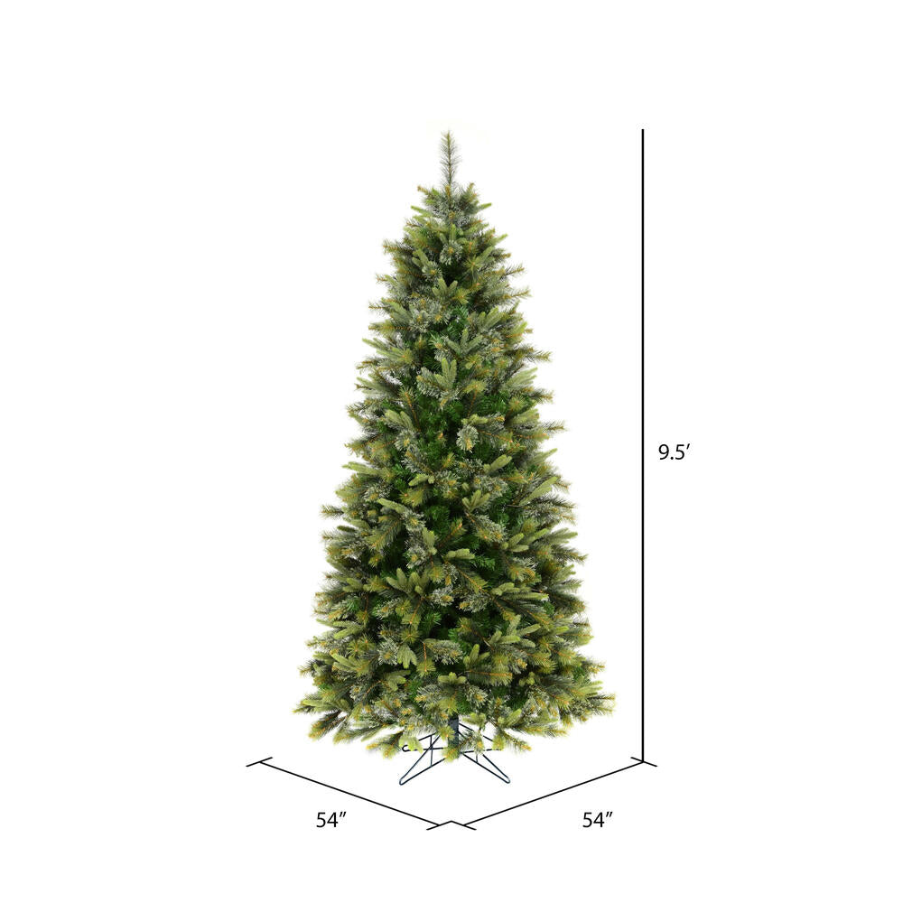 Vickerman 9.5' Cashmere Slim Artificial Christmas Tree Unlit