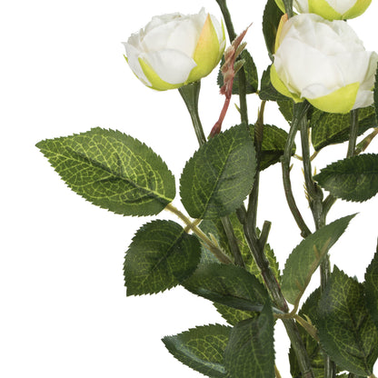 Vickerman 20.5'' Artificial Tea Rose Spray. Includes 3 sprays per pack.