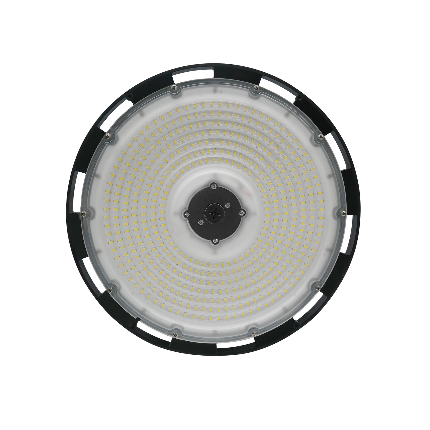 ASD Lighting Q-base LED UFO High Bay Power Adjustable 300/400/500W and CCT Selectable 3000/4000/5000K Dimmable Black UL DLC Premium
