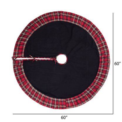 Vickerman Decorative 60" Scotsman Collection Christmas Tree Skirt