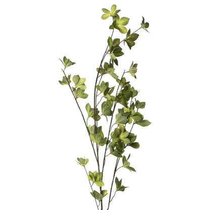 Vickerman 46" Artificial Green Castor Bean Leaf Spray. Includes 3 sprays per pack.