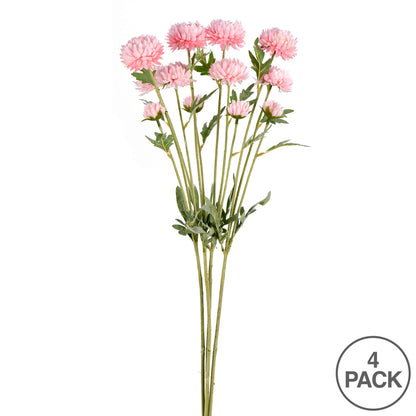Vickerman 27" Artificial Pink Daisy Spray. There are 4 Sprays per pack.