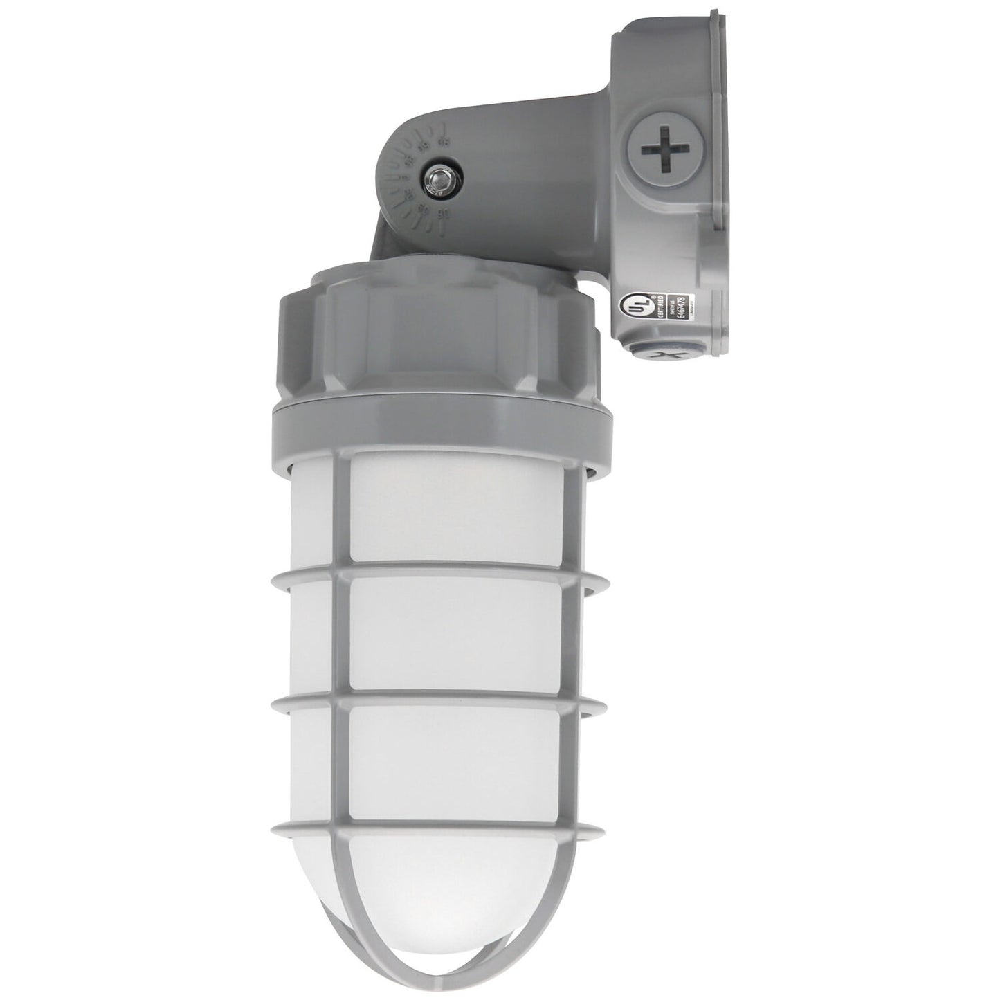 Sunlite 88144 LED Outdoor Vapor Tight Light Fixture, 21 Watts, 2562 Lumens, Color Selectable 30K/40K/50K, Ceiling/Wall Mount, 120-277V, UL Listed, Dimmable, Grey, for Residential & Commercial Use