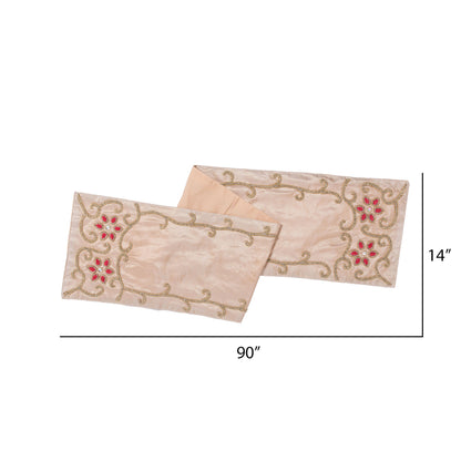 Vickerman Decorative 14" x 90" Regal Collection Table Runner