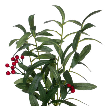 Vickerman 24" Red Berry and Mistletoe Wreath.