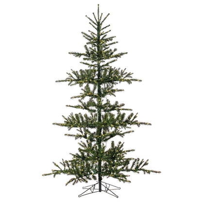 Vickerman 9' x 65" Yukon Display Artificial Christmas Tree with Warm White LED Lights.