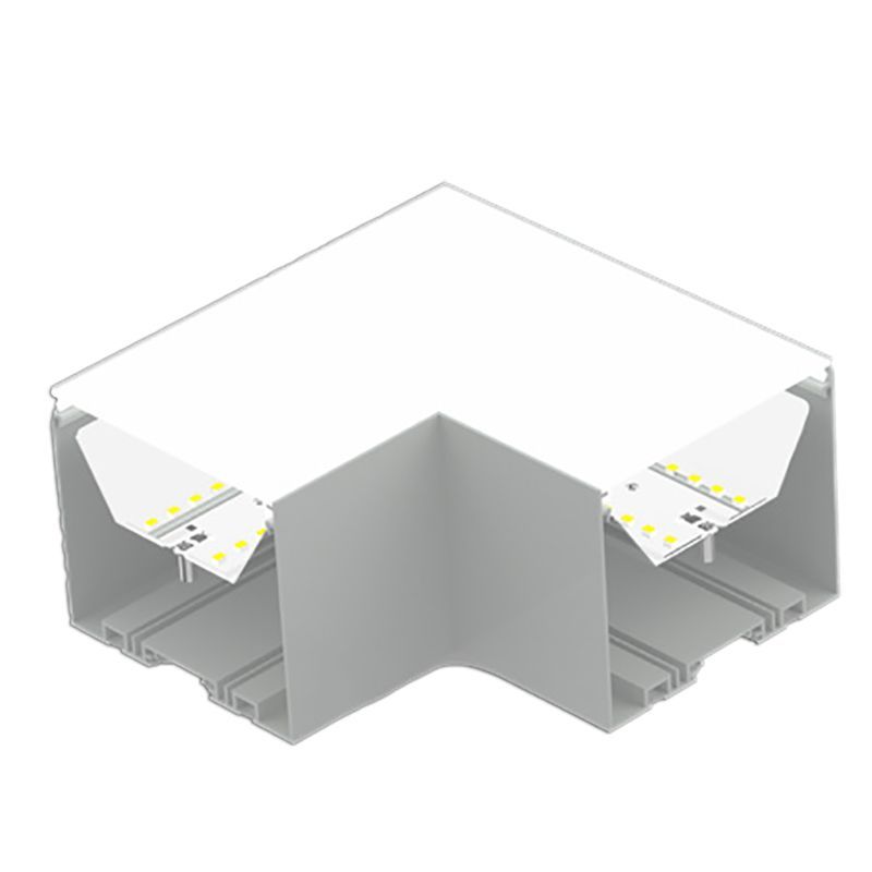 Westgate SCX 4In Linear L Section 30K/35K/40K/50K, Commercial Indoor Lighting, , MCT, White Finish, 0~10V Dimmable