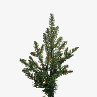 Vickerman 6.5' x 42" Kamas Fraser Fir Artificial Christmas Tree with Warm White LED Lights.