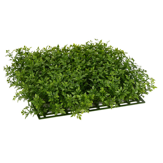 Vickerman 11" Artificial Green UV Coated Mini Leaf Matt Pack of 2