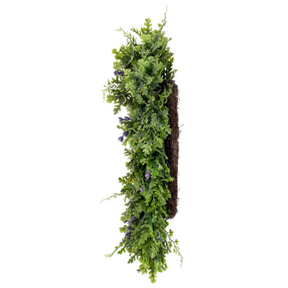 Vickerman 18" Green Artificial Senecio Cineraria Wreath.
