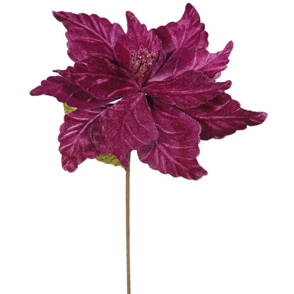 Vickerman 22" Mauve Poinsettia Artificial Christmas Flower 6 per Bag