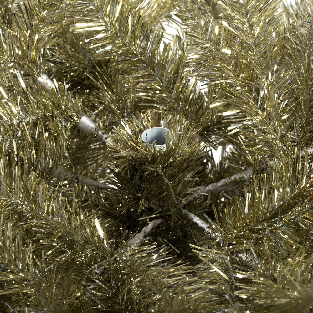 Vickerman 12' x 66" Champagne Pencil Artificial Christmas Tree Unlit