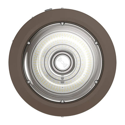 Westgate  Builder Series Indoor Round Canopy Light Selectable 40/60/80W 30/40/50K Sensor Ready With Em, Brz, Outdoor Lighting, 40W/60W/80W, 135 Lumens/W,  30K/40K/50K