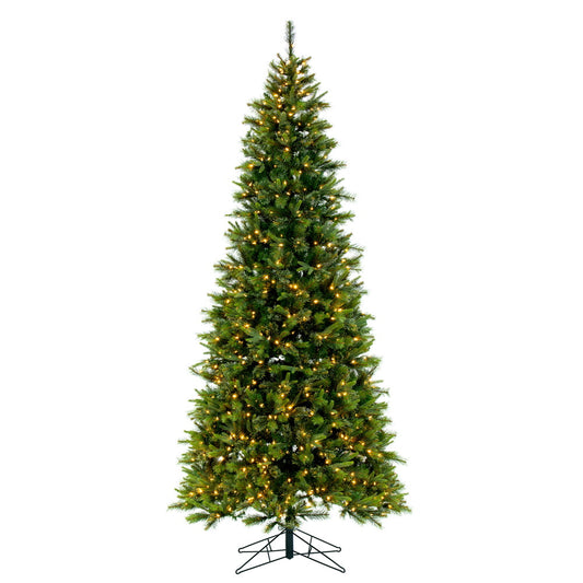 Vickerman 9.5' Cashmere Slim Artificial Christmas Tree Warm White Dura-Lit® LED Lights