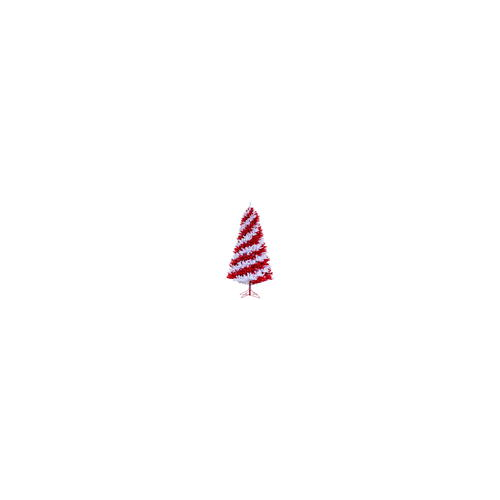Vickerman 6.5' x 42" Candy Cane Artificial Unlit Christmas Pine Tree.