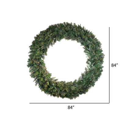 Vickerman 84" Cashmere Artificial Christmas Wreath Unlit