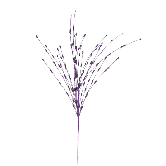 Vickerman 36" Purple Berry Glitter Spray 6 per bag.