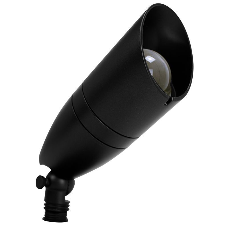 Westgate Integrated Alum. LED Spot Light AC/DC12-24V 7W 3Cct 3/4/5K 700 Lumens - Black, Landscape Lighting , 7W, 600 Lumens, 30K/40K/50K, Orb Finish