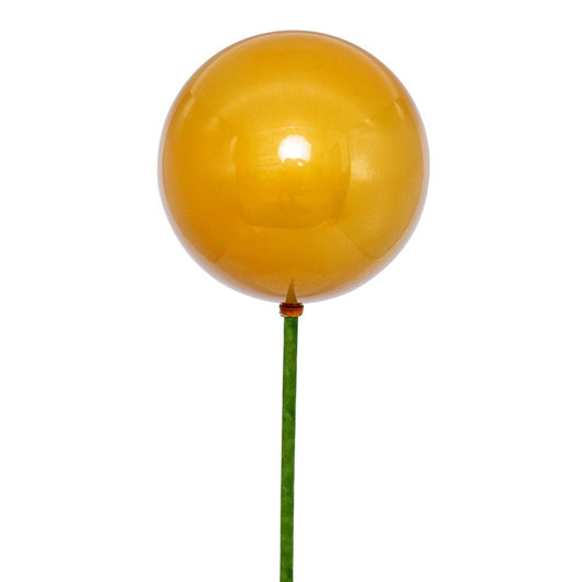 Vickerman 4" x 18" Gold Pearl Ball Ornament Stick 6 per bag.