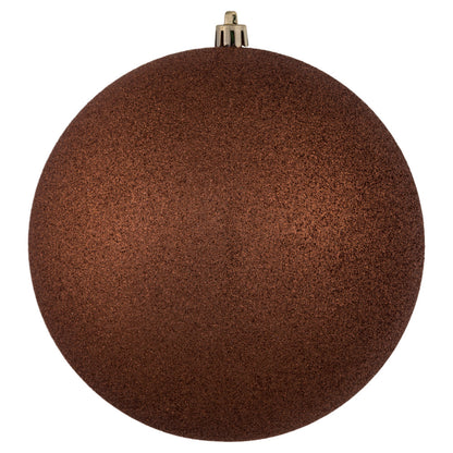 Vickerman 6" Coral Glitter Ball Ornament 4 per Bag