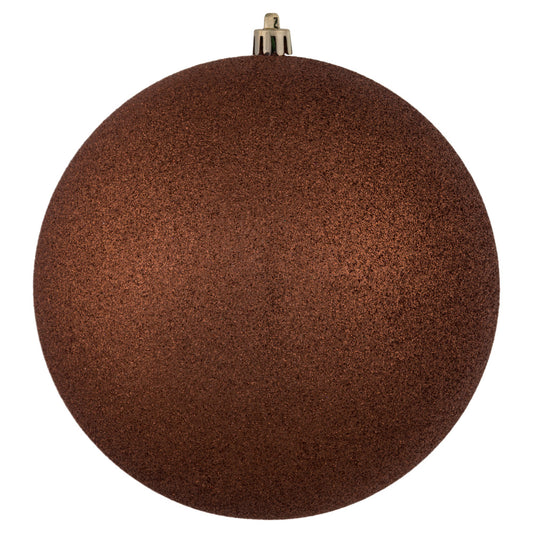 Vickerman 6" Coral Glitter Ball Ornament 4 per Bag