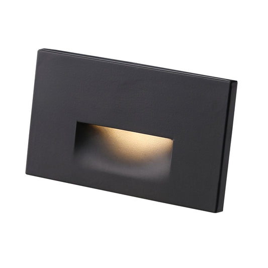 ASD Lighting LED Step Light Horizontal 3W 120V CCT Selectable 3000/4000/5000K Dimmable Oil Rubbed Bronze ETL 4pack