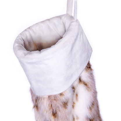 Vickerman 20" x 8" Iberian Faux Fur Stocking