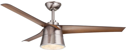 Wind River Fans Cylon Stainless Steel Ceiling Fan, 17 Watts, 3 Speeds, 120V, 3000K