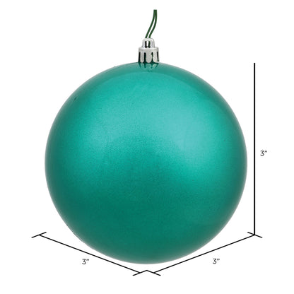 Vickerman 3" Sea Foam Candy Ball Ornament 12 per Bag