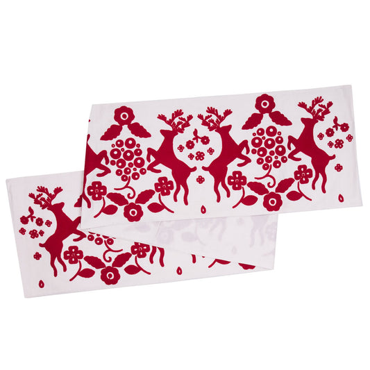 Vickerman Decorative 12" x 60" Scandia Christmas Table Runner