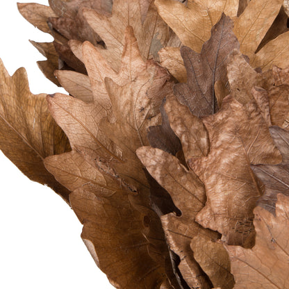Vickerman Natural Botanicals 20" Oak Leaf Natural on Natural Ting Ting. Includes 100 pieces per Pack.