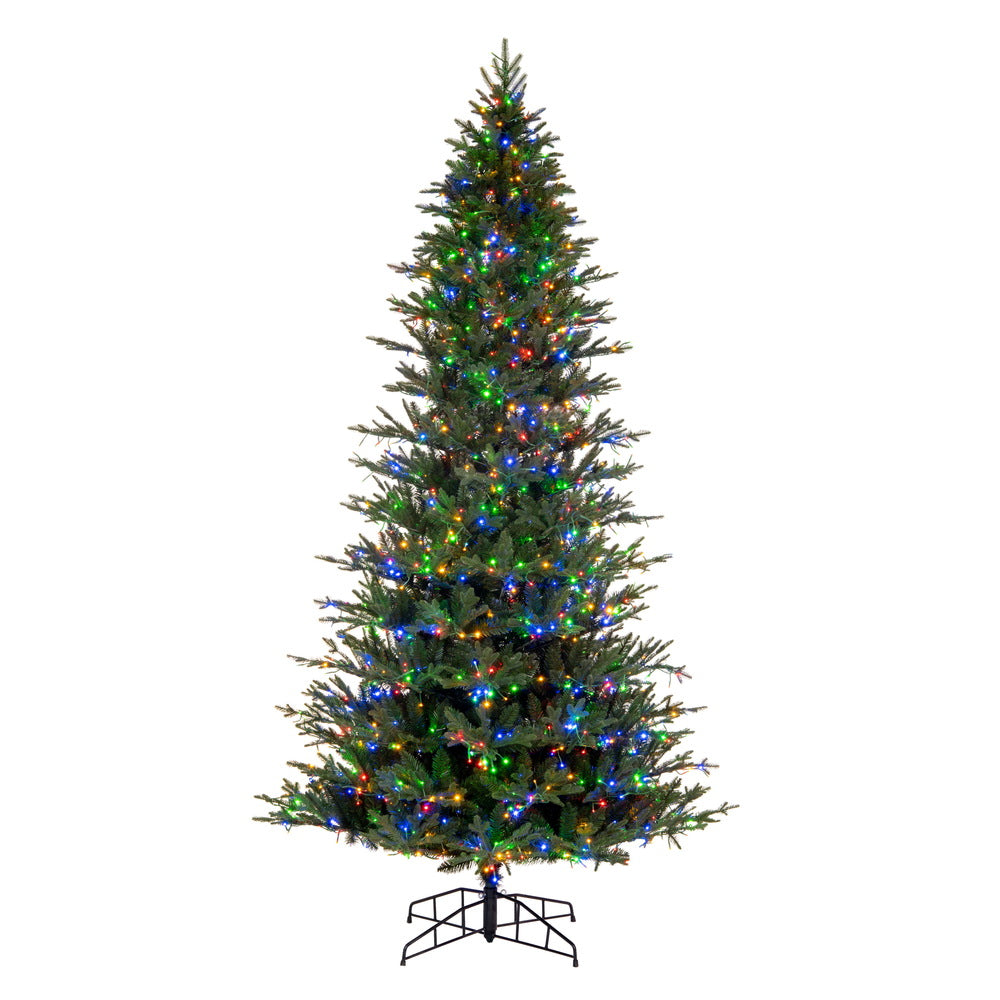 Vickerman 6.5' x 40" Kamas Fraser Fir Artificial Christmas Tree with 3mm LED Color Changing Lights