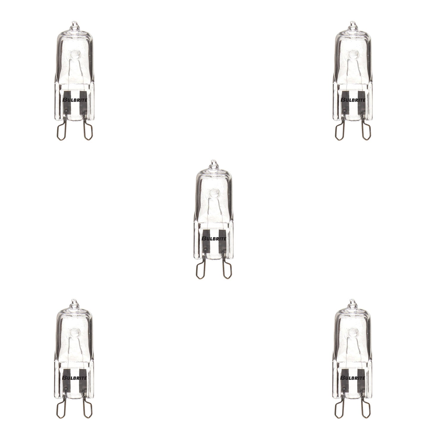 BULBRITE HALOGEN T4 BI-PIN (G9) 35W DIMMABLE LIGHT BULB 2900K/SOFT WHITE 5PK (654035)