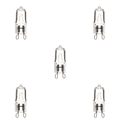 BULBRITE HALOGEN T4 BI-PIN (G9) 35W DIMMABLE LIGHT BULB 2900K/SOFT WHITE 5PK (654035)