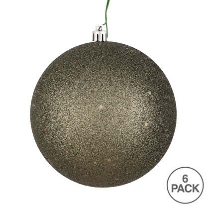 Vickerman 4" Wrought Iron Sequin Ball Ornament 6 per Bag