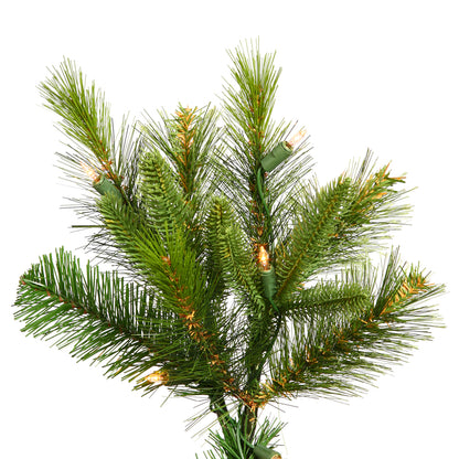 Vickerman 7.5' Cashmere Pine Artificial Christmas Tree Clear Dura-Lit® Lights