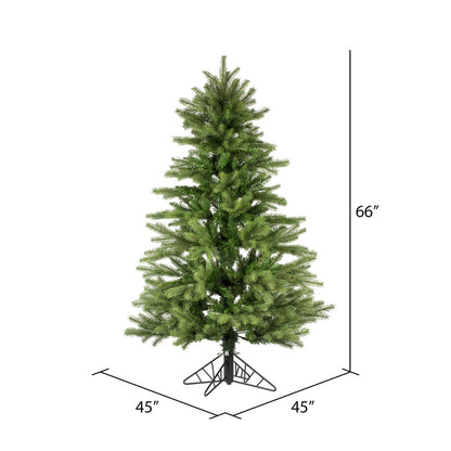 Vickerman 5.5' x 45" Balsam Spruce Artificial Christmas Tree Unlit