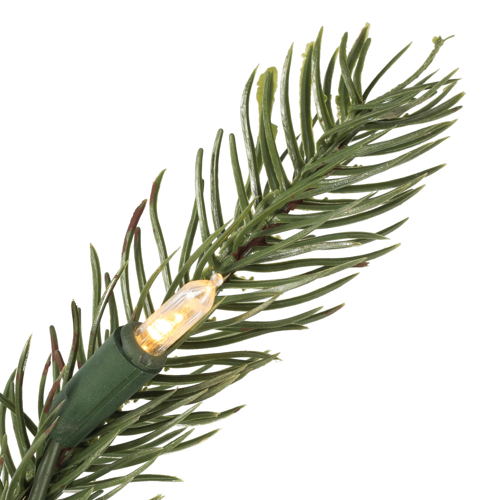 Vickerman 9' x 74" Balsam Spruce Artificial Christmas Tree Clear Dura-lit Lights