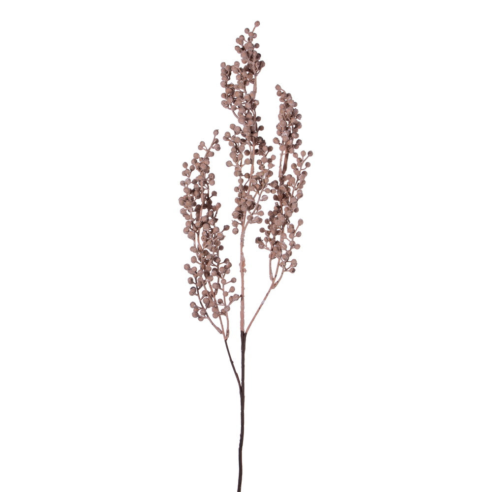 Vickerman 25" Light Brown Artificial Dry Wild Berry Spray 2 per bag.