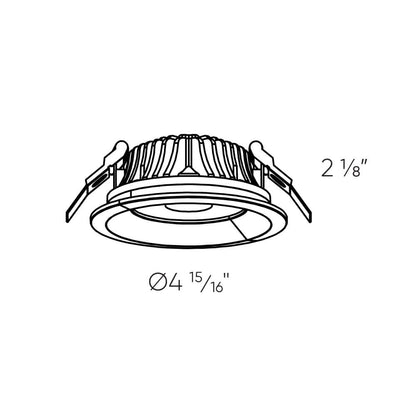 Dals Lighting Hilux 4"-8" High-Powered Led Commercial Downlight - 5CCT Selectable - 120-347V